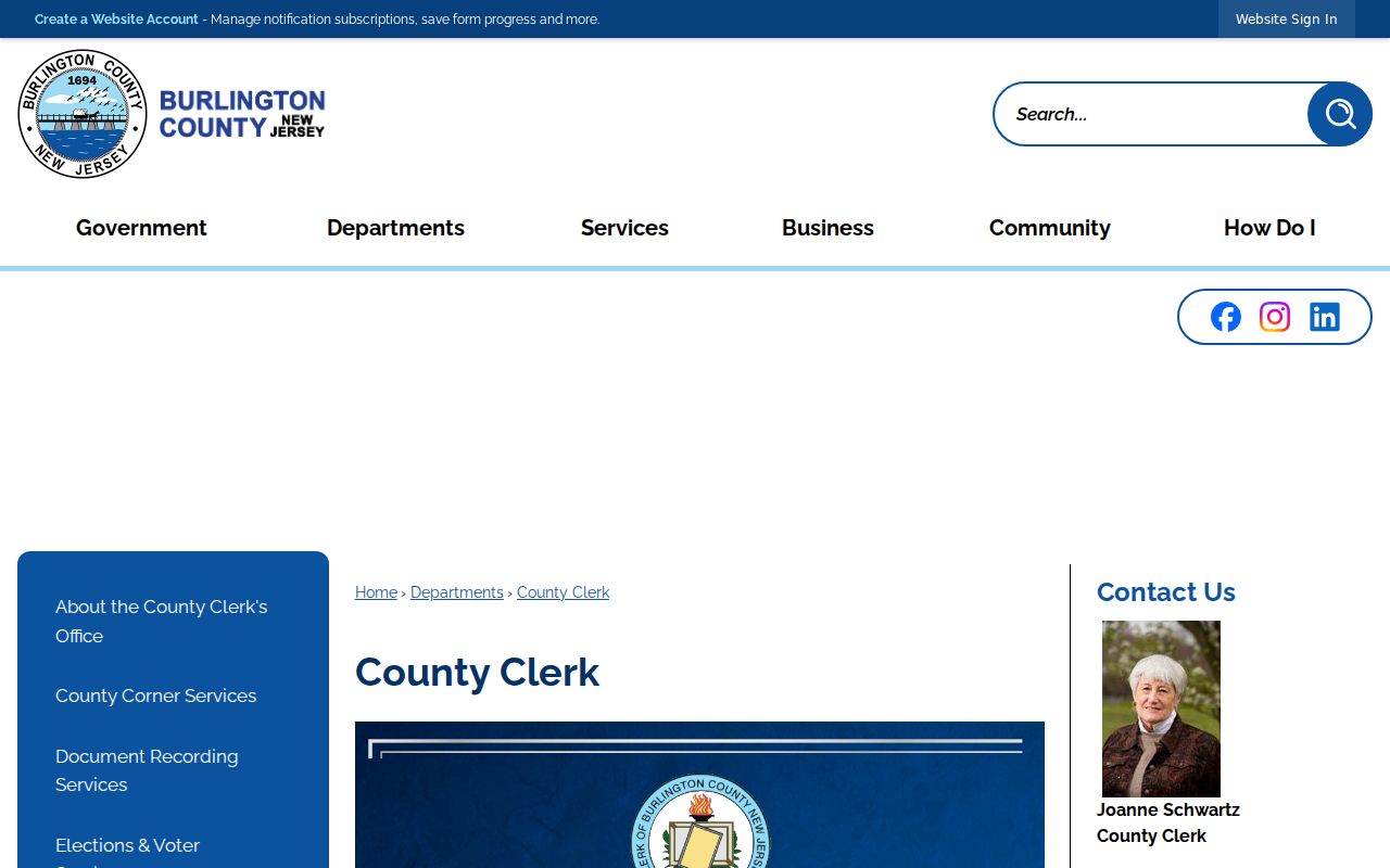 Mount Laurel previous residents research through Burlington County Clerk recording records